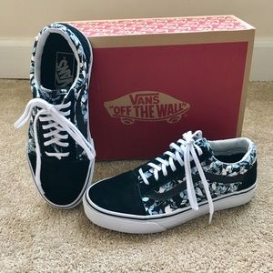 vans reverse floral old skool
